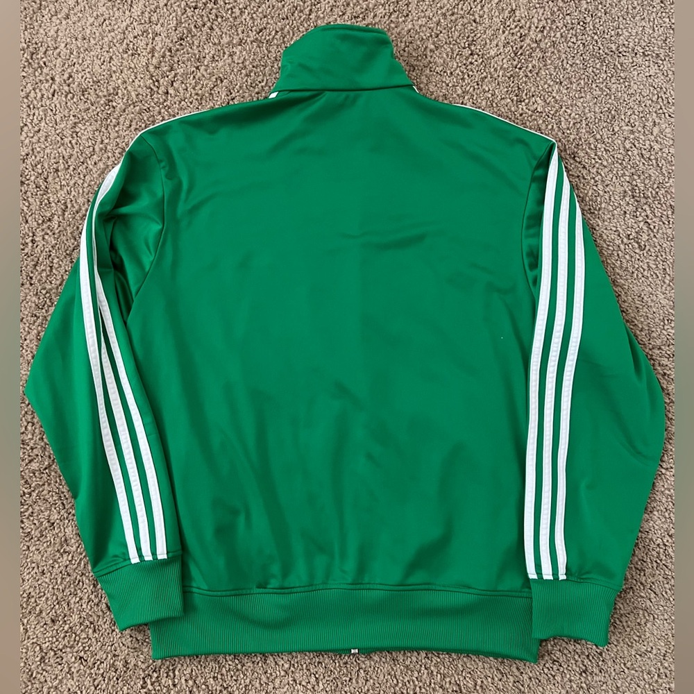 Adidas Men’s Green Track Jacket - Picture 2 of 5